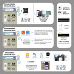 Choose Bluetooth, Zigbee, or Matter motors, ensuring reliable and long-lasting performance.