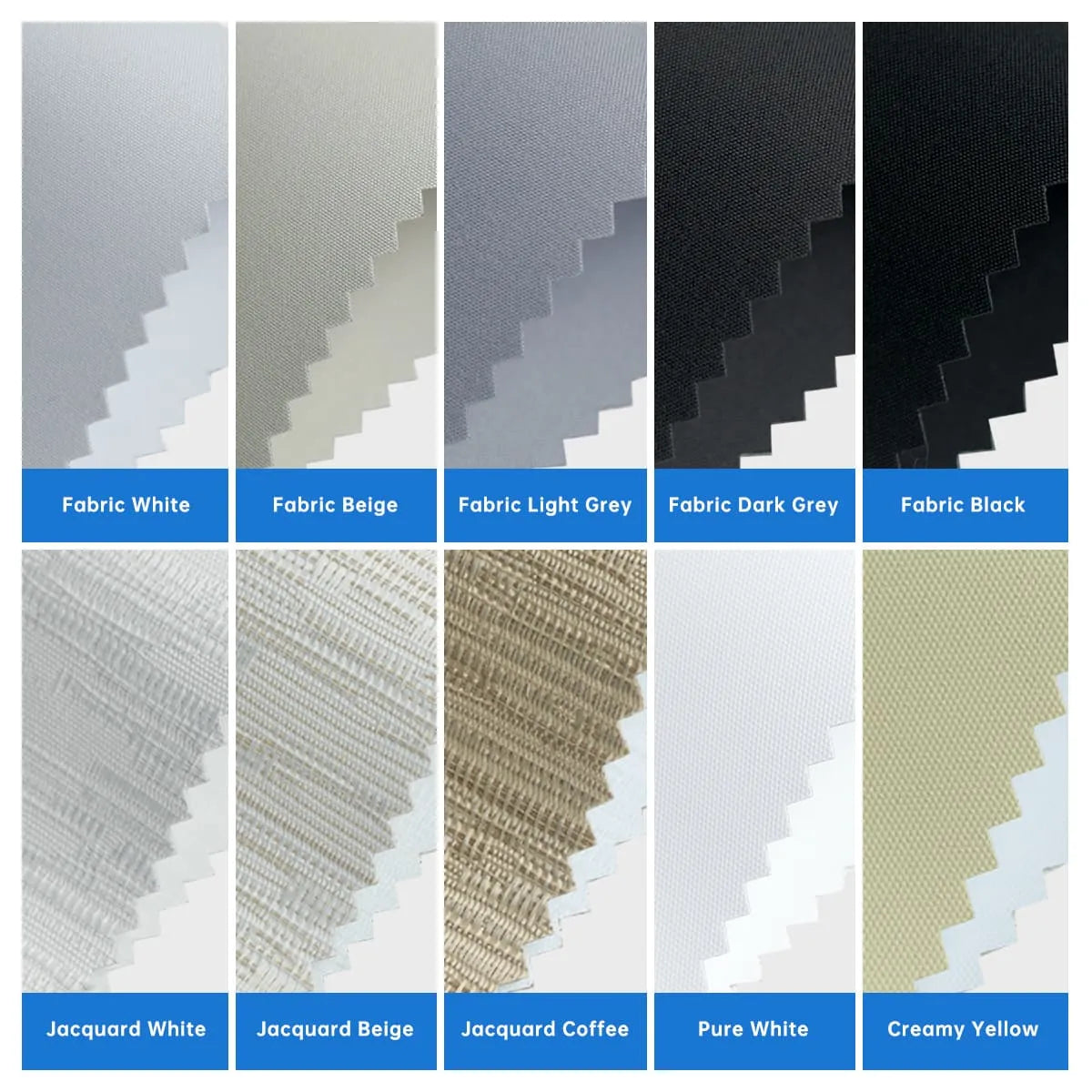 Blackout Roller Shades Fabric Samples