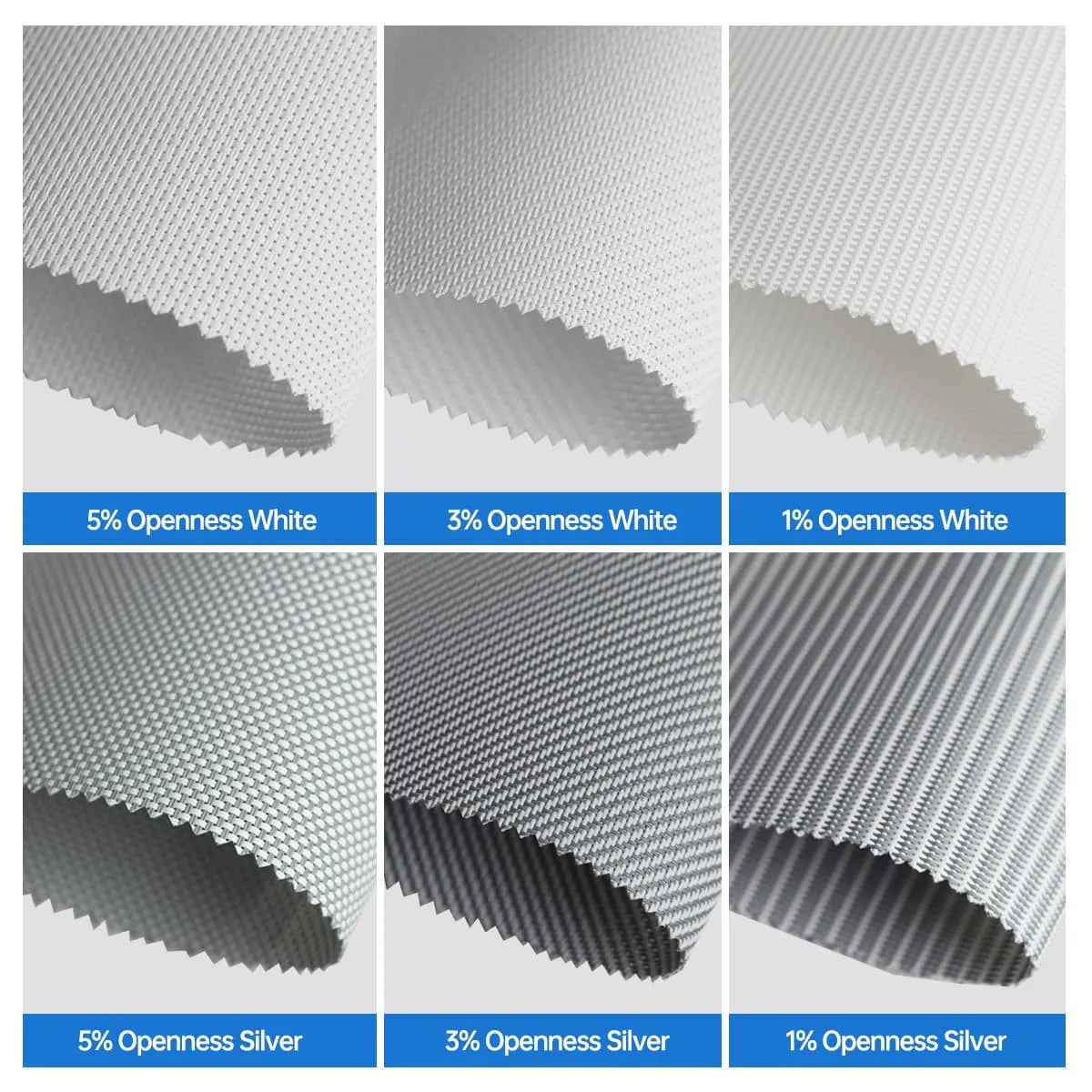 Solar Roller Shades Fabric Samples