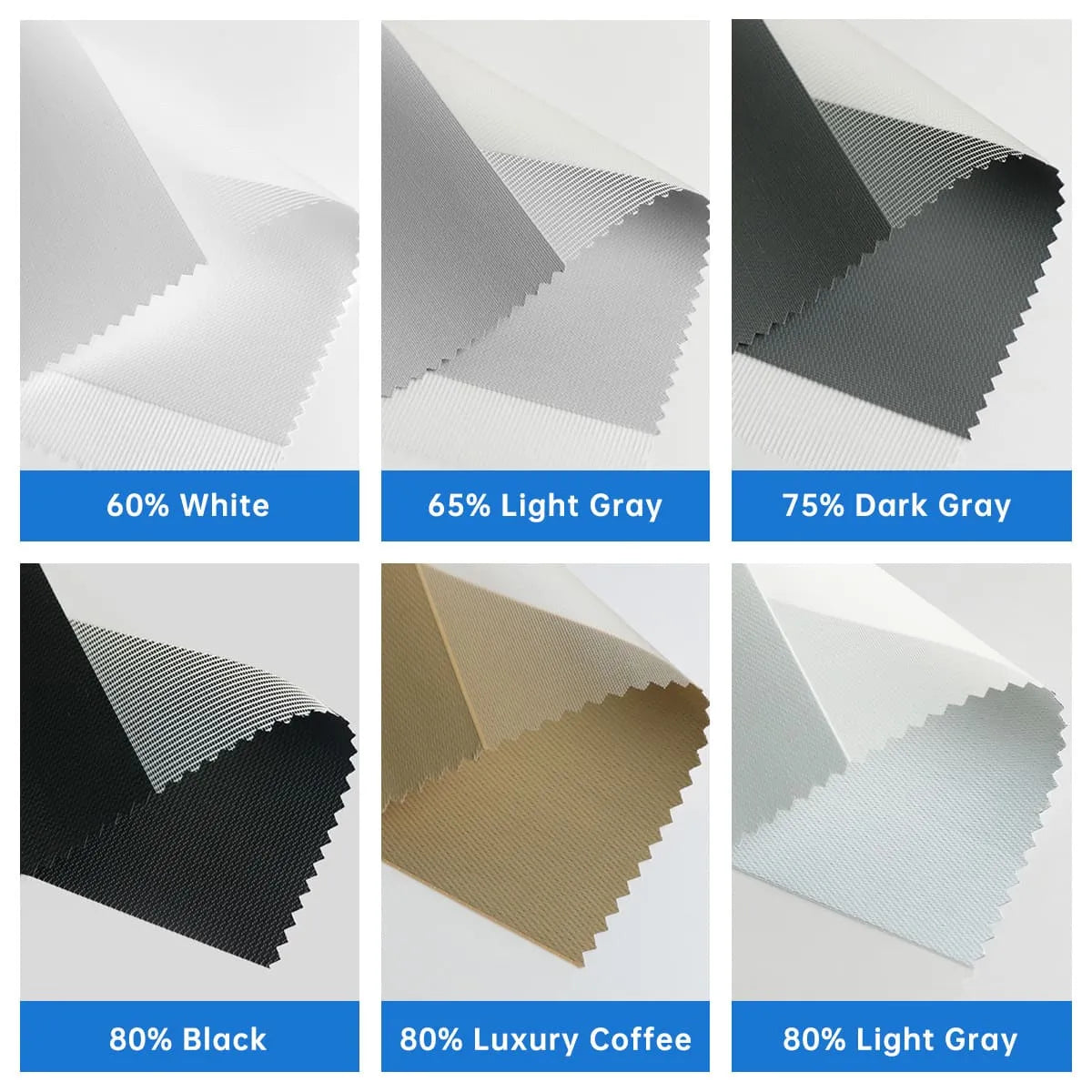 Zebra Shades Fabric Samples