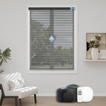 Sophisticated Drizzle Black motorized sheer blinds offering enhanced privacy while maintaining a soft glow and smart home control.